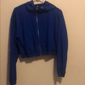 Blue long sleeve jacket
